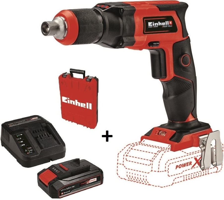 EİNHELL Te-Dy Akülü Alçıpan Vidalama 18V +2.5 Ah Starter Kit