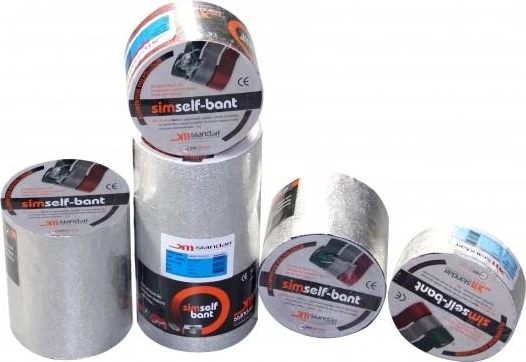 Oto Ses Yalıtım Bantı 30 cm x 10 m Aluminyum