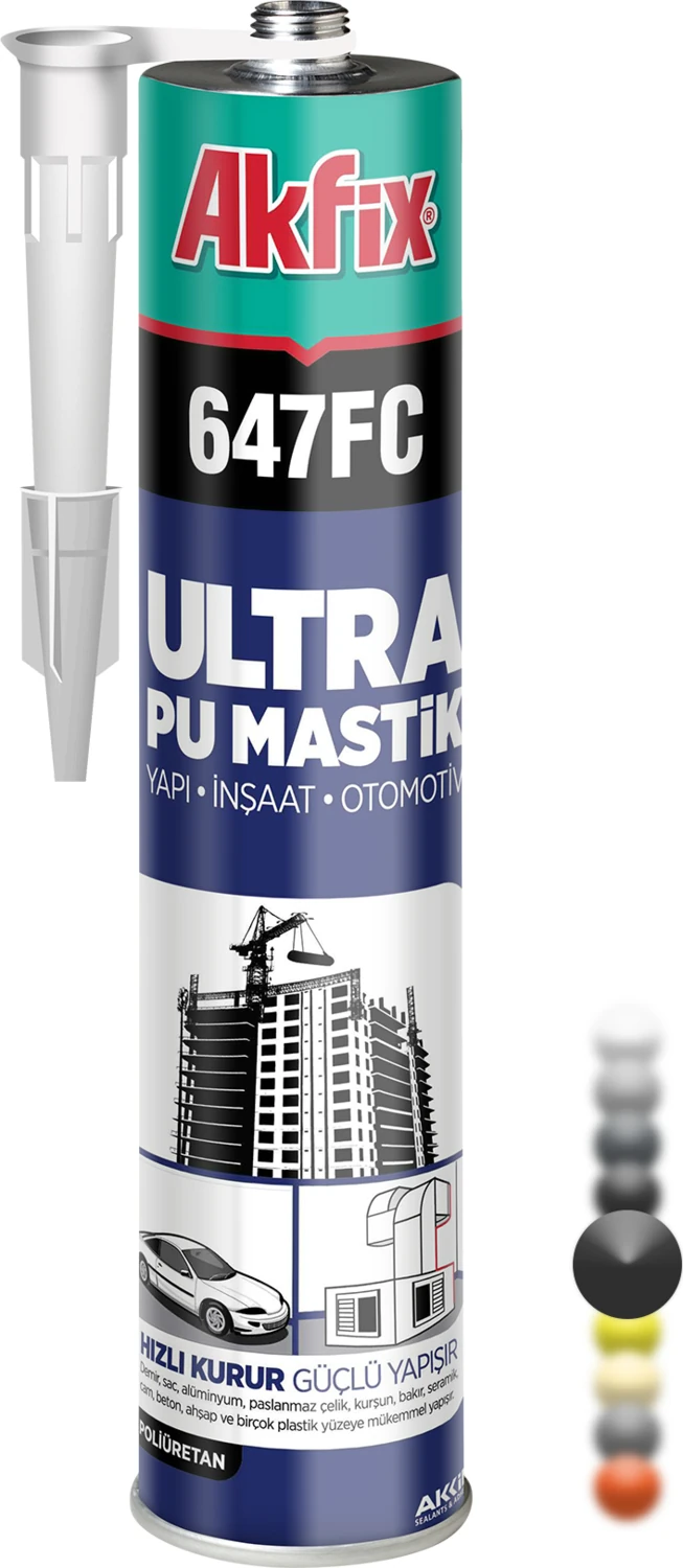 647FC Pu Mastik 280ML Siyah