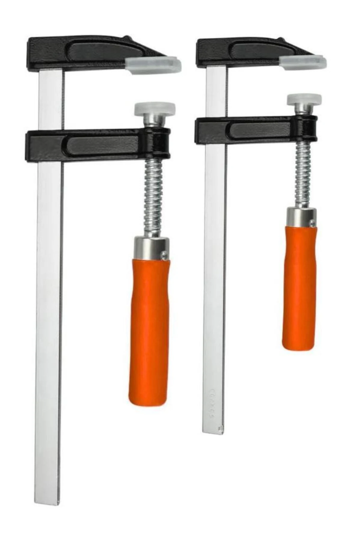 2 Adet F Tipi İşkence 50x300mm ve 50x250 mm Ahşap Saplı Mengene