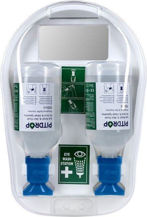 Pıt Drop Kimyasal Göz Yıkama Duşu Seti 2x 500 ml