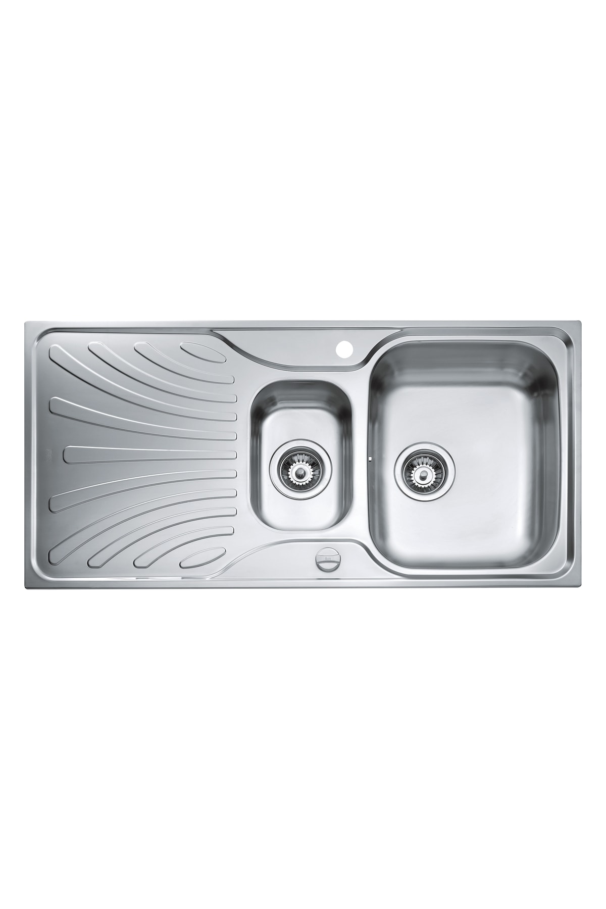 Nerissa 60 B Sol 1,5 Göz Paslanmaz Çelik Tezgah Üstü Eviye 100*50 Cm