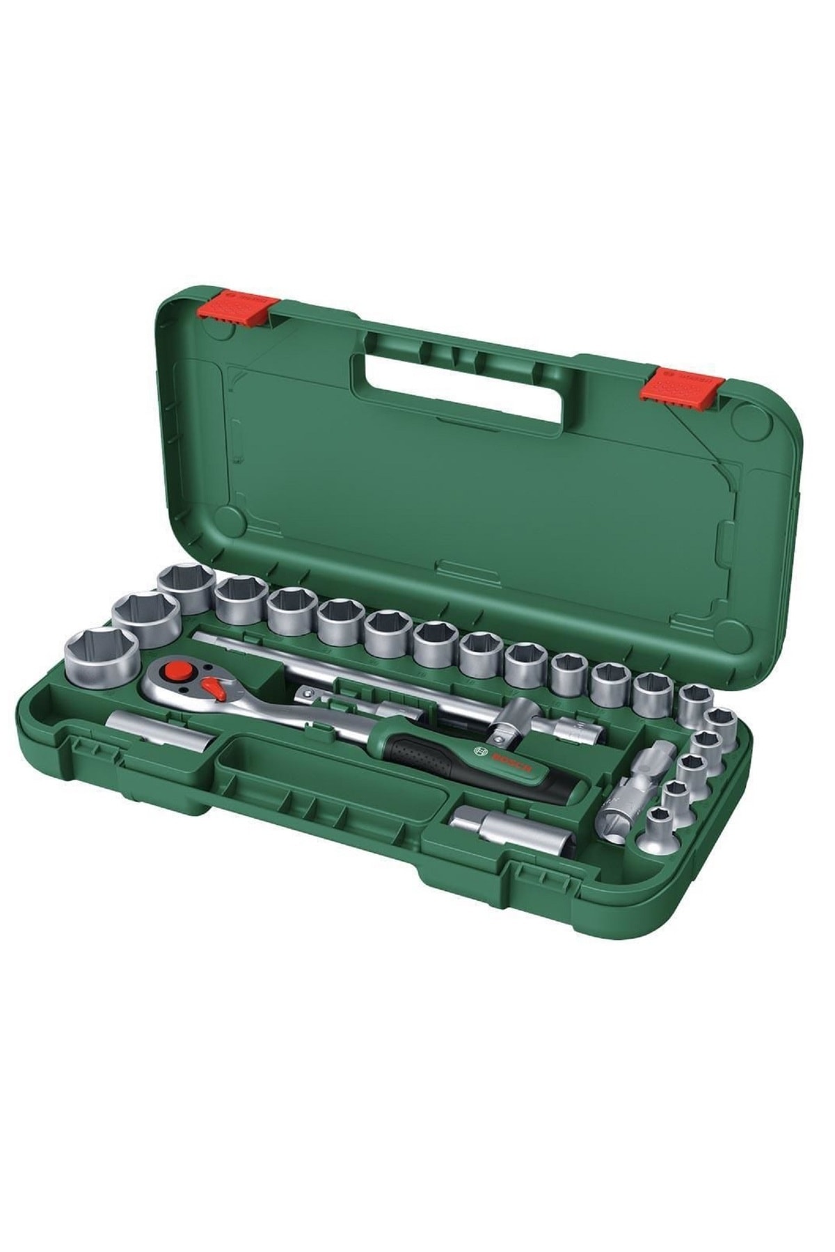 BOSCH 1600 A02 Z9F 1/2 Inch Cırcır Lokma Seti 25 Parça