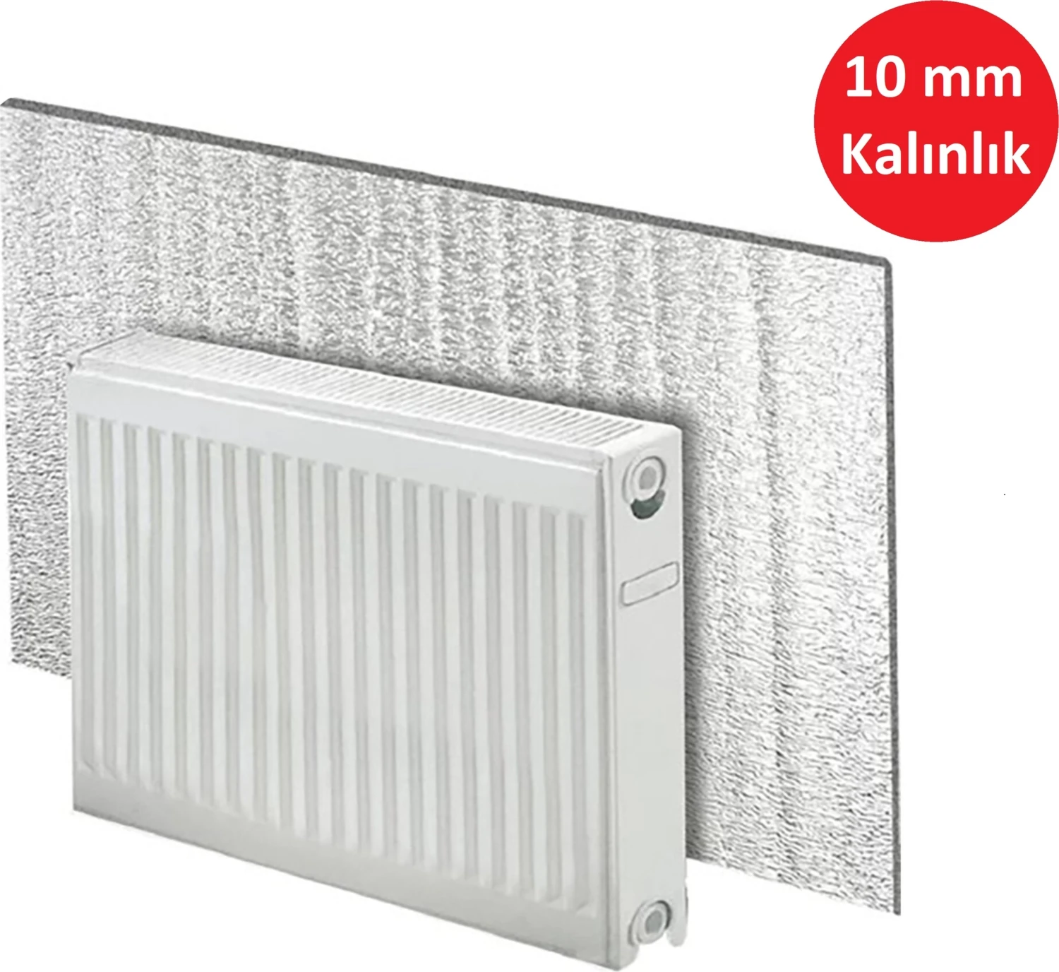 Kalorifer Arkalığı Petek Arkası Yalıtım Levhası Radyatör Isı Sıcaklık Kaybı Önleyici Yönlendirici Tasarruf Plakası Plaka Panel Tekli