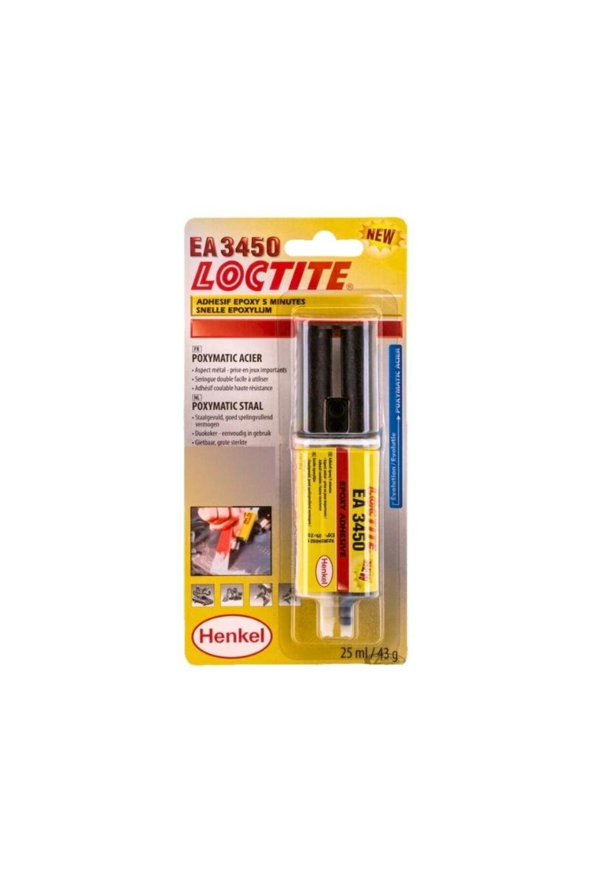 LOCTITE EA 3450 Çelik Dolgulu Epoksi Yapıştırıcı - 50 ml.