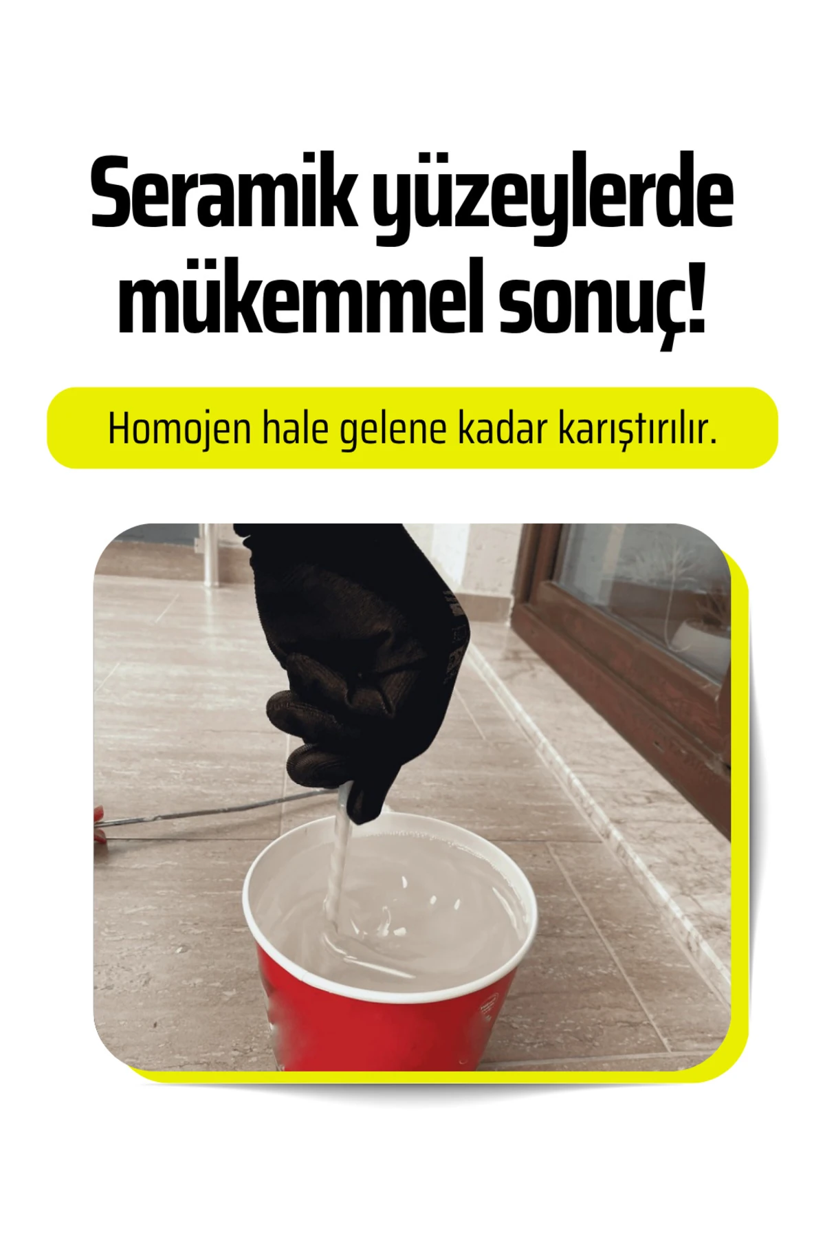 Seramik Yüzeyler İçin Şeffaf Su Yalıtım Ürünü