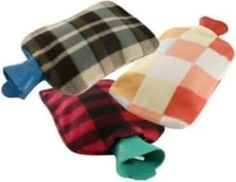 2 Litre Sıcak Su Torbası | Kılıflı Desenli, Peluş Kılıflı, Desenli, Isıyı Uzun Süre Koruyan Kauçuk Torba