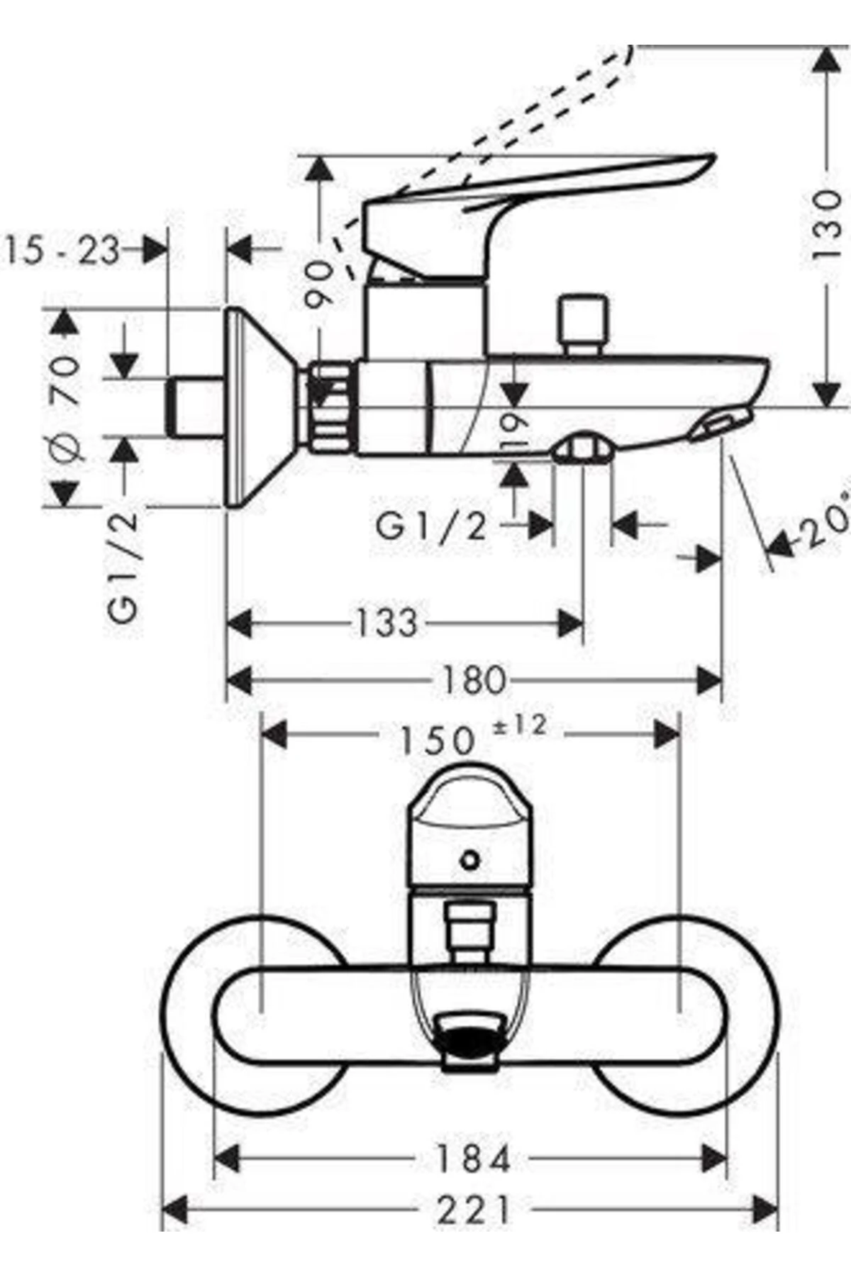 Logis Ve Crometta S240 Banyo Batarya Seti