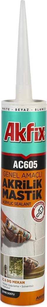 AC605 Akrilik Mastik Beyaz 500gr
