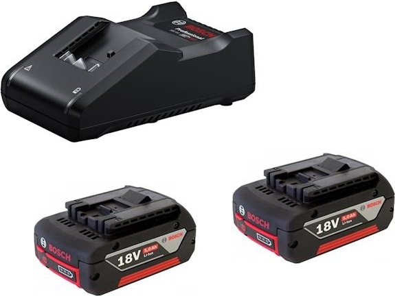 BOSCH 18V Başlangıç Seti 2x5.0 Ah + Gal 18V-40
