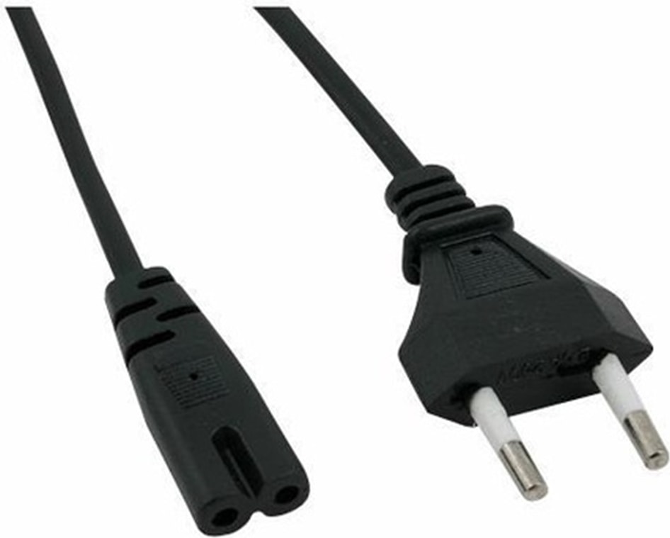Ac Power Güç Laptop Kablosu 220 Volt Priz Fiş Tv Teyp Elektrik