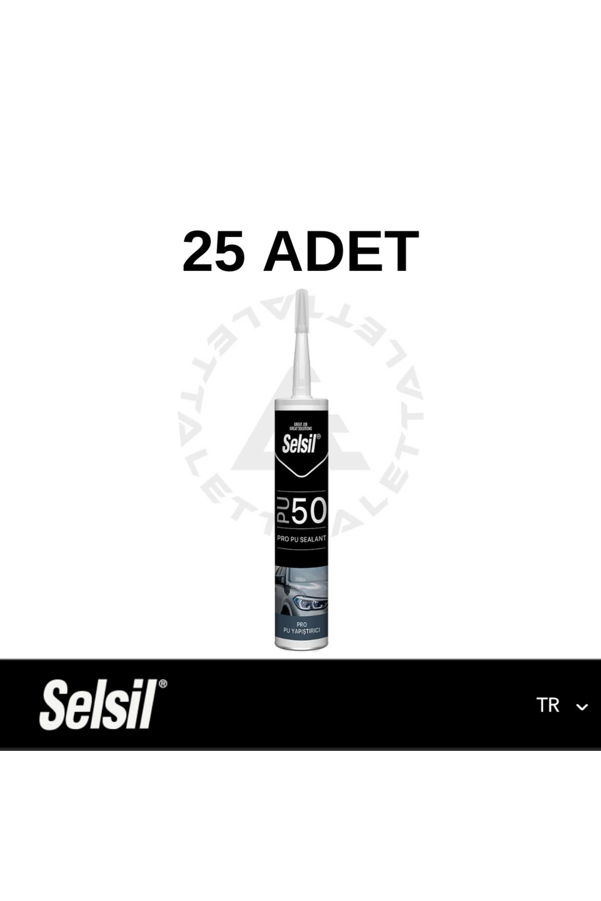 PU 50 Pro Yapıştırıcı SİYAH (25ADET)