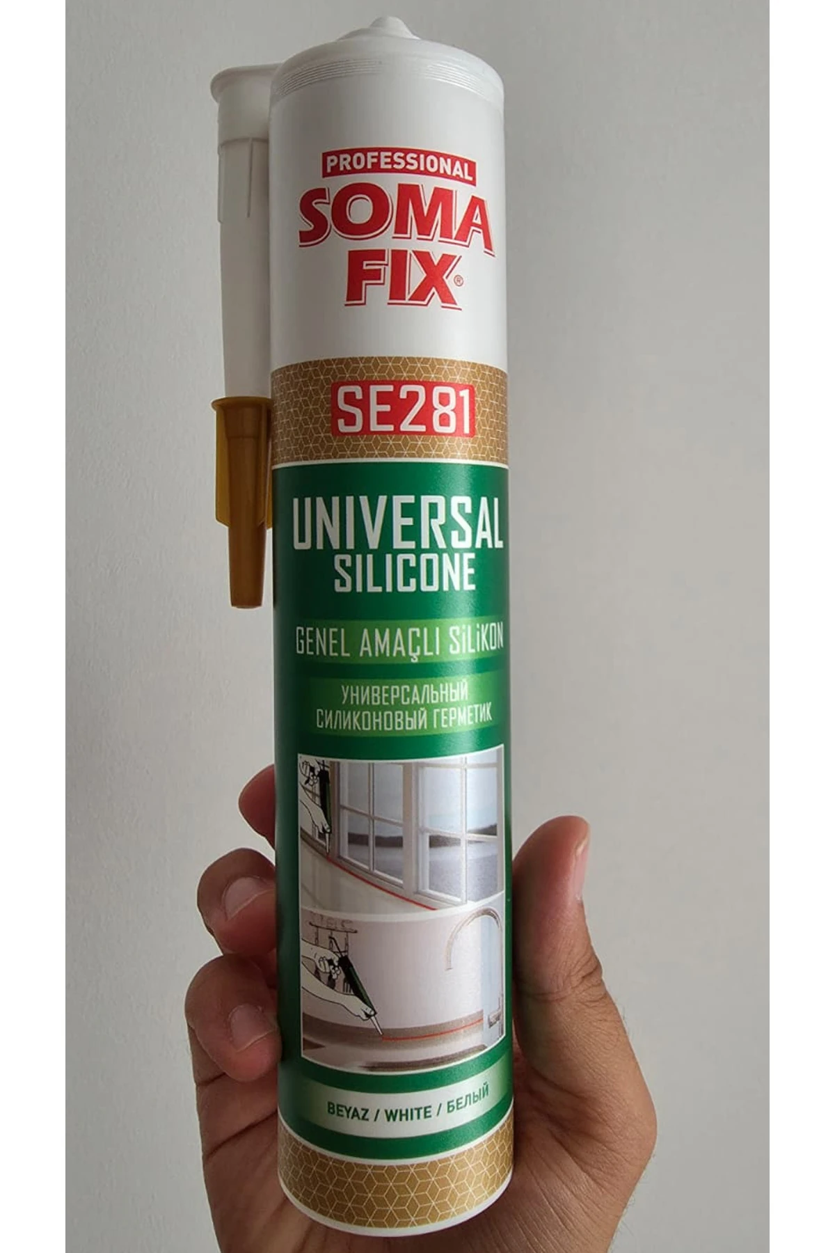 280 GR GENEL AMAÇLI SİLİKON BEYAZ