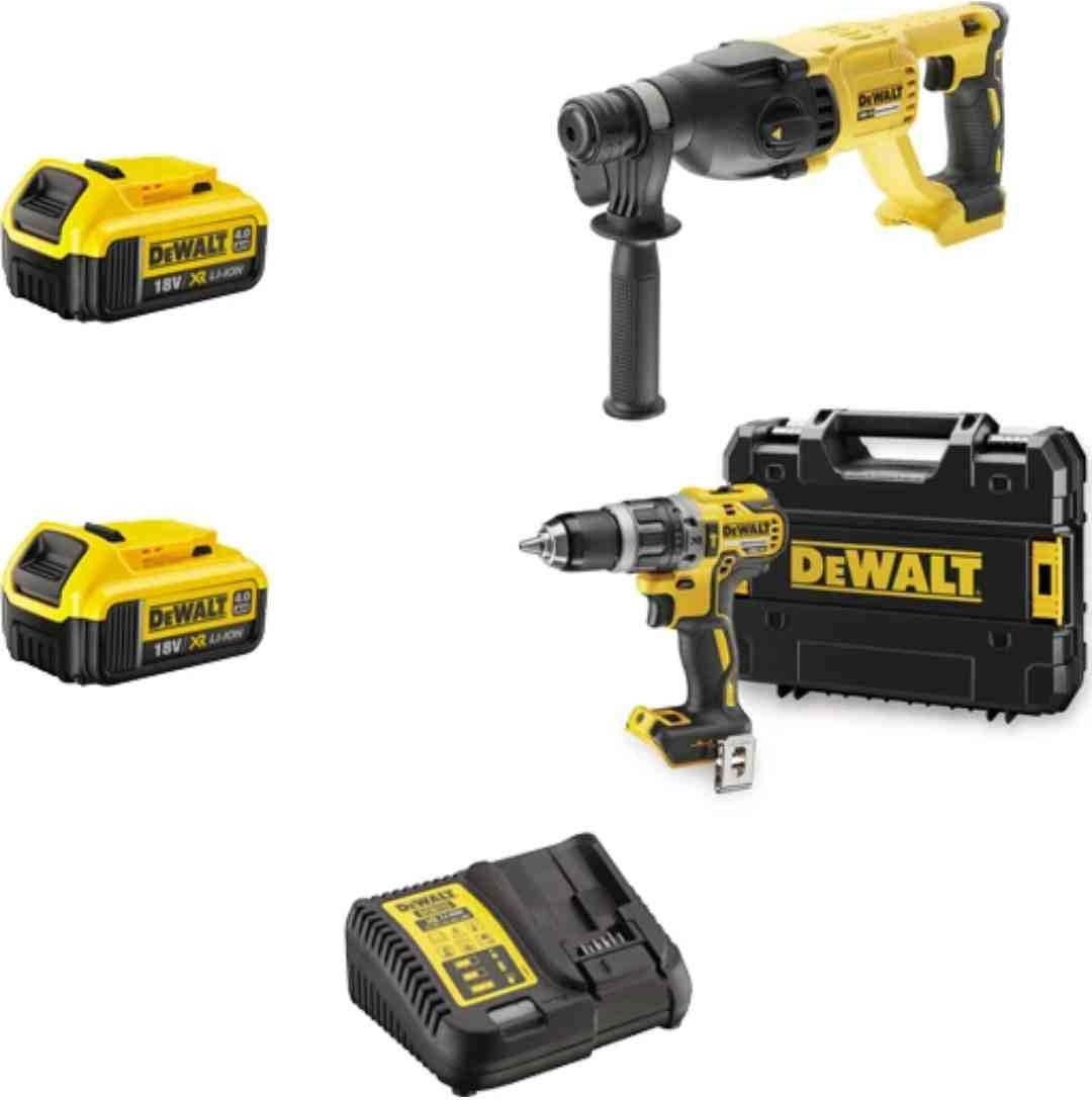 DEWALT DCD796NT ( 70 Nm ) + DCH133NT ( 2.6 J ) + 2 Âdet 4 Amper Akü + 1 Adet Dolum Cihazı