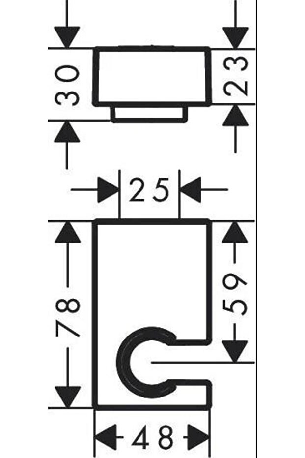 Unıversal Duş Askısı Porter Krom - 28387000