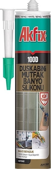 Küf Yapmayan Duşakabin ve Banyo Silikonu Beyaz