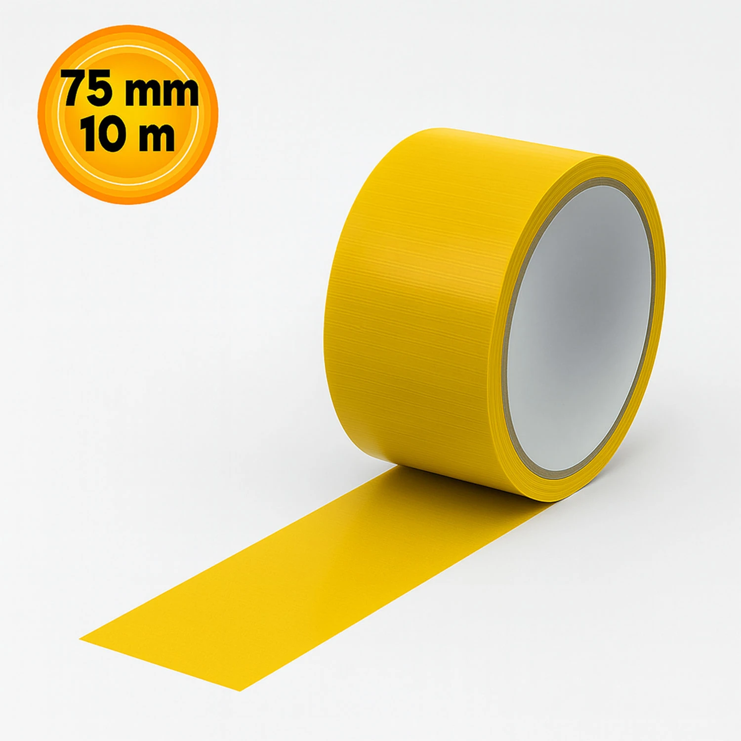 Sarı Tamir Bandı 75 mm x 10 mt Çok Amaçlı Güçlü Yapışkanlı Suya Dayanıklı Onarım Yalıtım Bandı