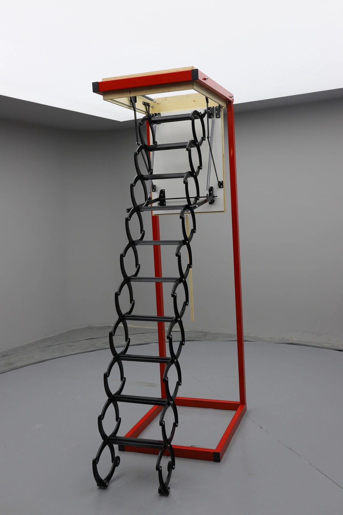 70 Cm X 90 Cm Metal Akordiyon Çatı Merdiveni