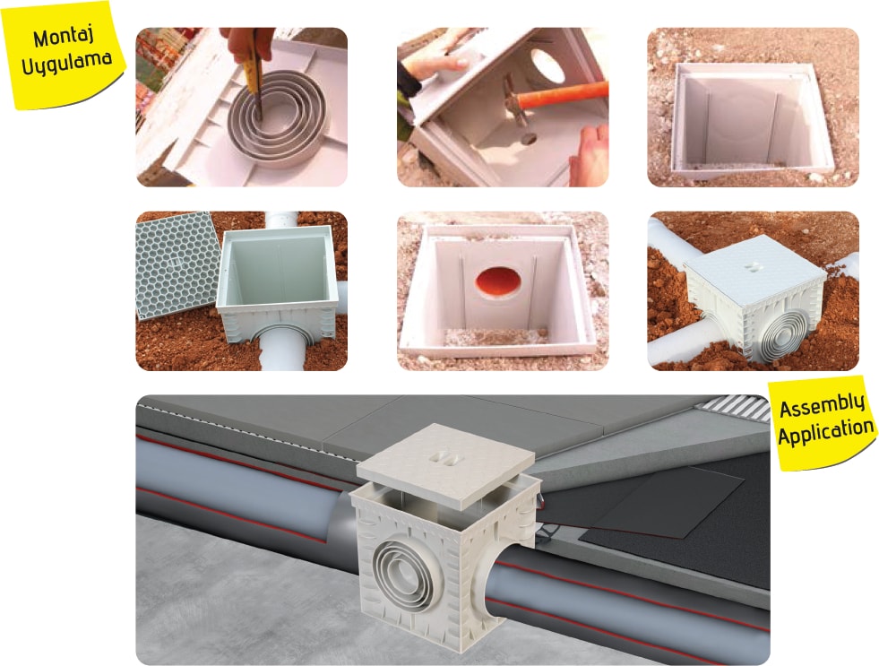 OZKUVVET 30x30 Rögar Kutusu + Düz Kapak