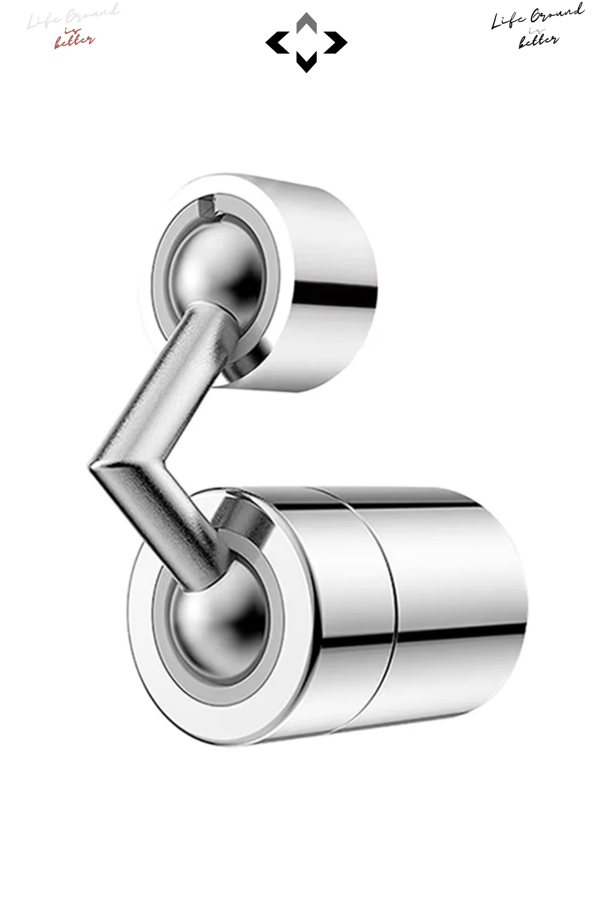 720° Dönebilen Musluk Başlığı Su Tasarruflu Döner Başlık Aparatı Mutfak ve Lavabo Ucu Sprey Başlık