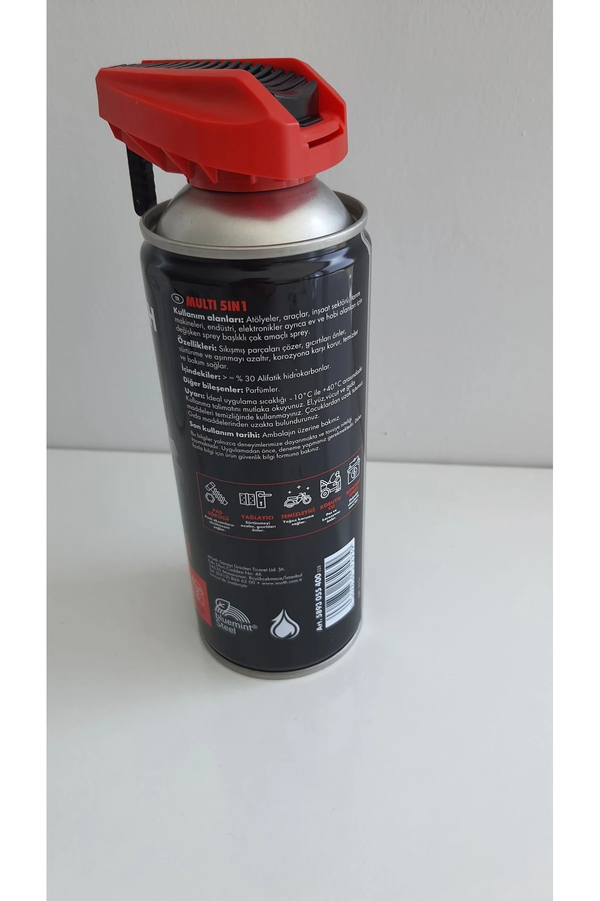 Multi 5ın1 Çok Amaçlı Yağlama Temizleme Spreyi 400 ml (2 Adet)