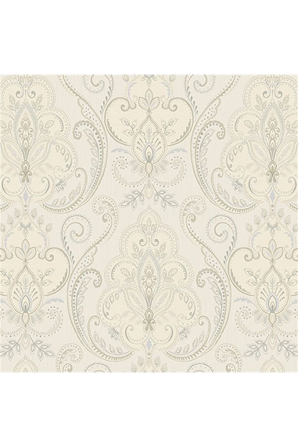 Tropicano Renkli Damask Desen Duvar Kağıdı 9901-2: Krem | Ce, Iso 9001, Iso 10002, Iso 14001