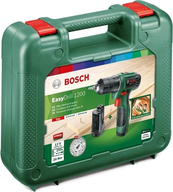 BOSCH Easydrill 1200 1,5 Ah Çift Akü