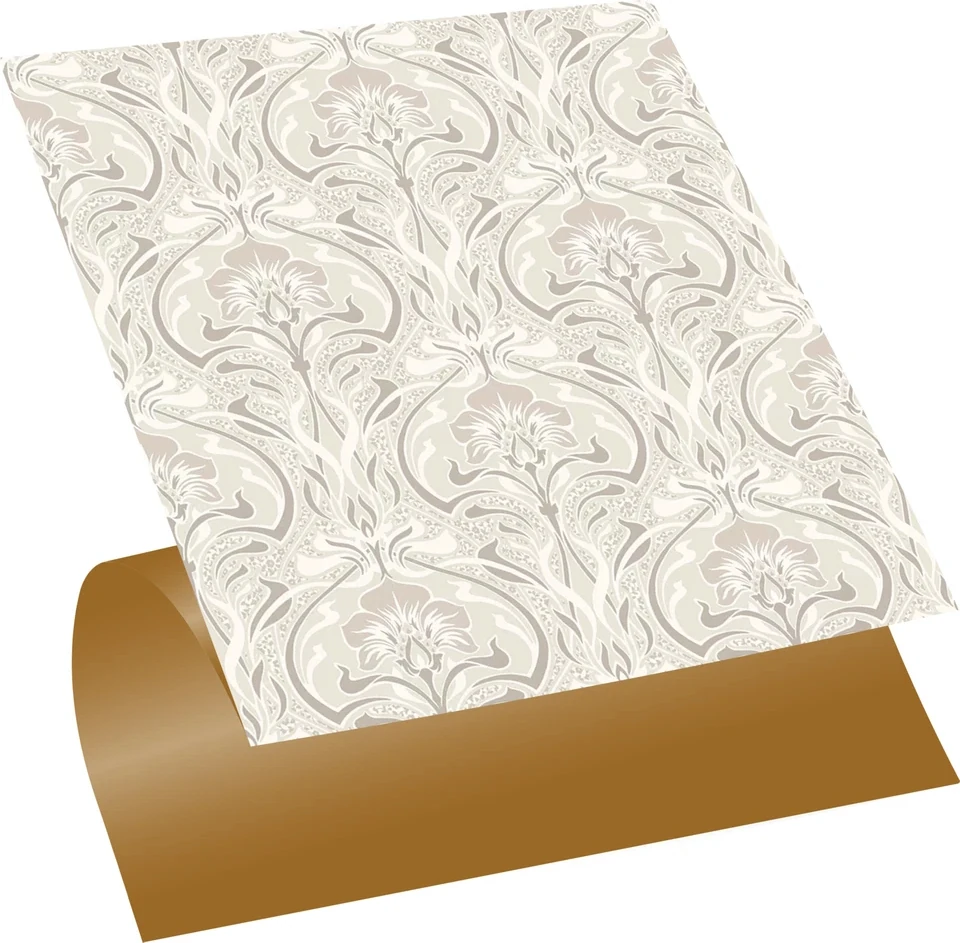 Kendinden Yapışkanlı Salon Çiçekli Desenli Pvc Karo 30X30 cm (33 Adet) 3m2