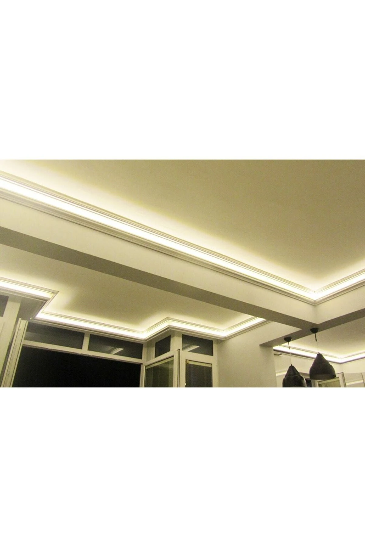 Stropiyer-kartonpiyer Gizli Led Işık Profili 2mt 4 Adet