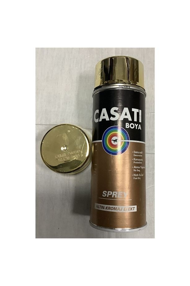 Altın Kromaj Efekt Akrilik Sprey Boya 400ML-ALTIN 910