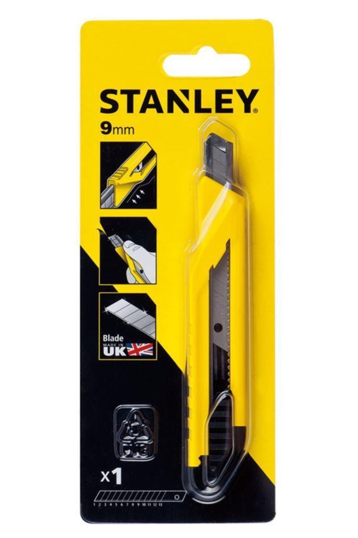 Maket Bıçağı 9 mm Stht102638