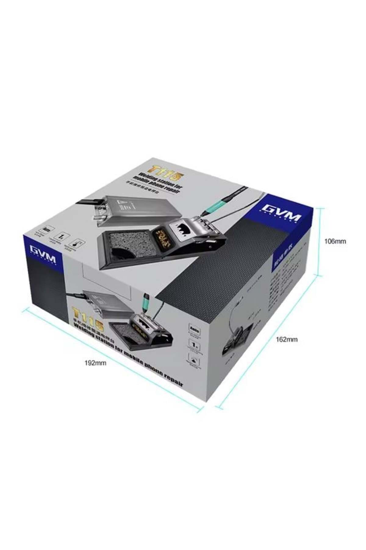 GVM-T115 45 Watt SMD Havya İstasyonu 120-450 Derece