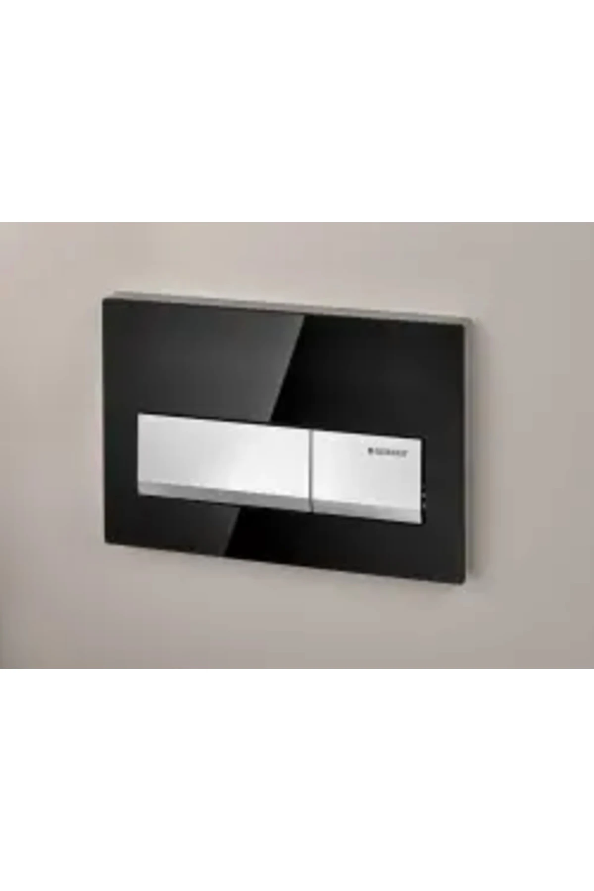 Alpha50 115.060.dw.1 Kumanda Paneli, Çift Basmalı, Siyah, Krom Butonlu