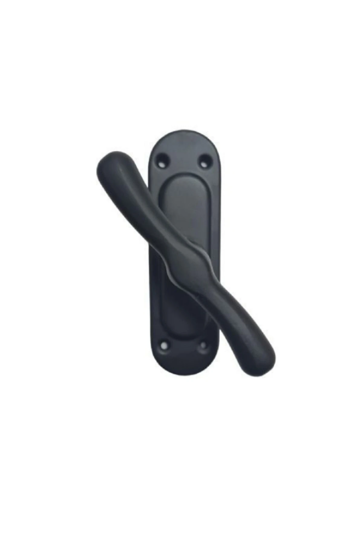 Kumru Pencere Kolu Siyah 1 adet Takım Montaj vidalı