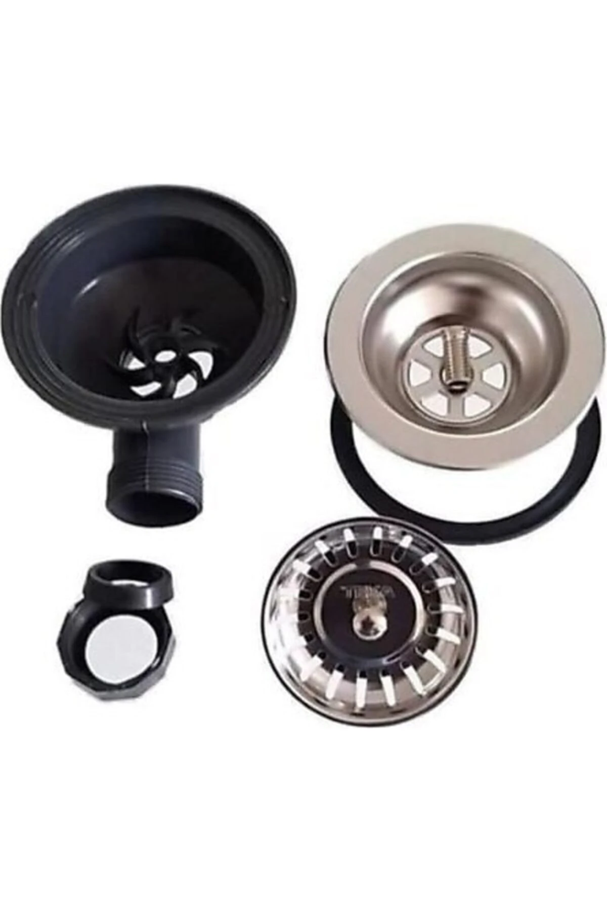 Tek Gözlü Evye Sifon Takımı Nerissa 50 Prences 50 40x40 - 40x50