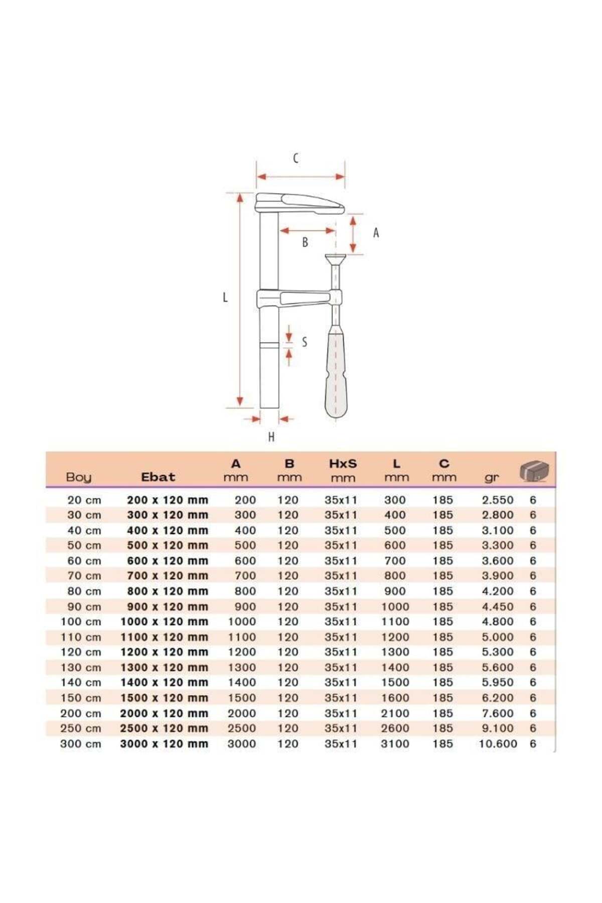 Büyük Işkence Döküm 60 Cm 600x120mm