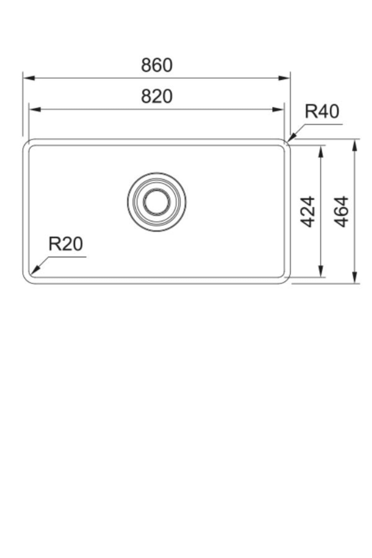 MQX 110-82 TEZGAH ALTI EVİYE
