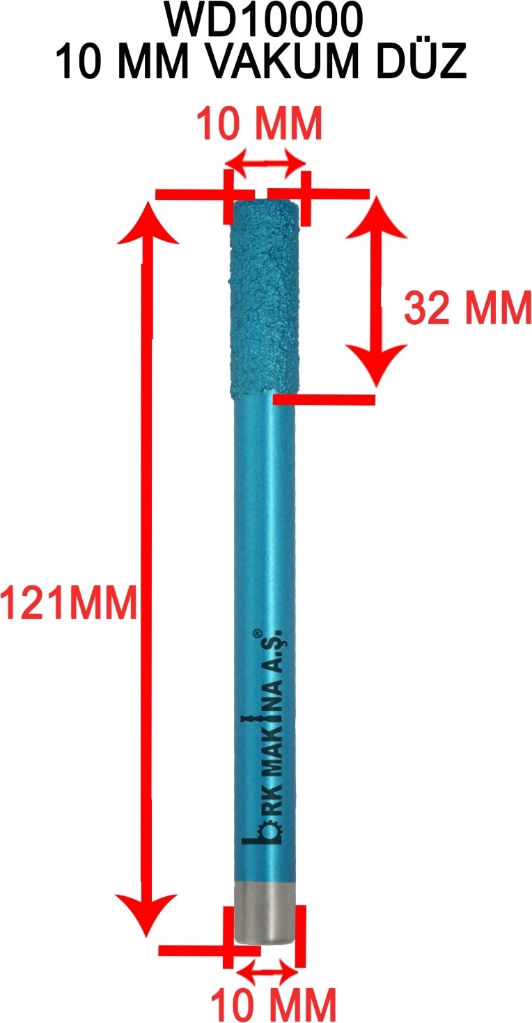BOSCH Mermer Granit Vakum Düz Freze 10 mm