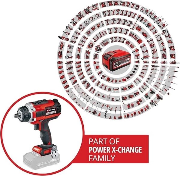 Professional Akülü Darbeli Somun Sıkma Impaxxo 18/450 Power X-Change (Li-Ion, 18 V, 400 Nm