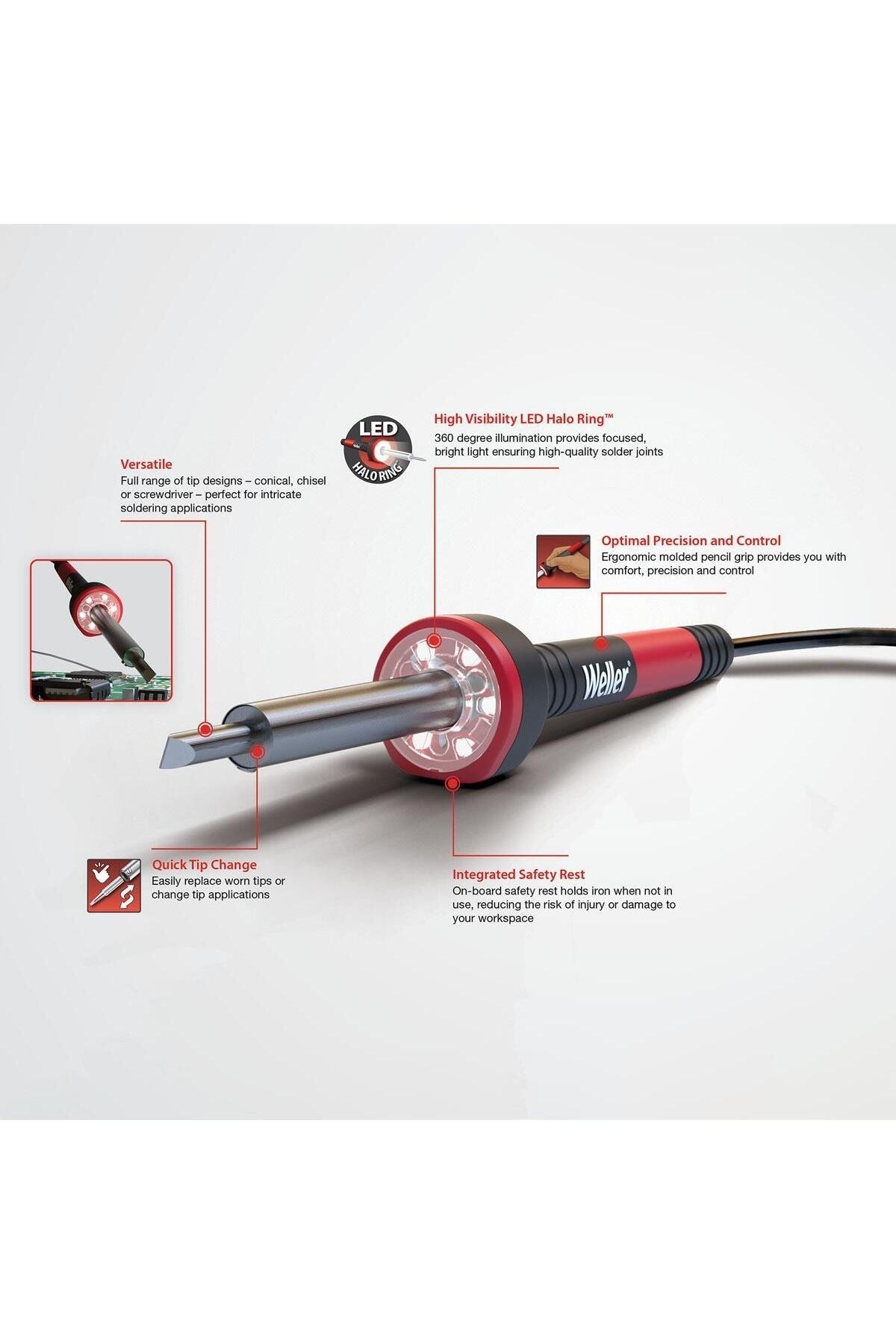 WLIR6023C Ledli Kalem Havya 60 Watt 425°C