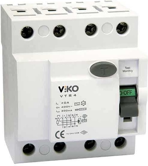 VTR4-4030 Kaçak Akım Rölesi 40A 30 mA 4p