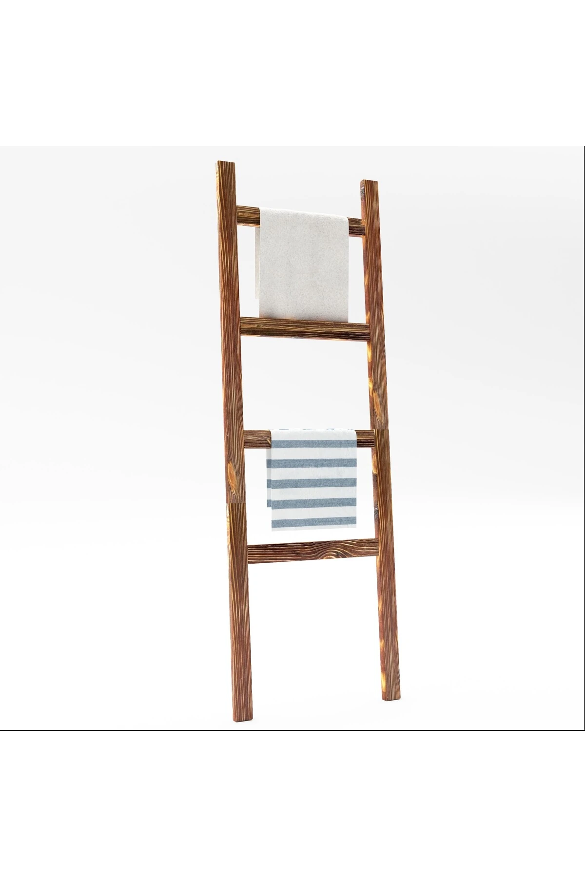 Dekoratif Merdiven Havluluk Bahçe Ve Banyo Çok Amaçlı Organizer Ykm Mob127