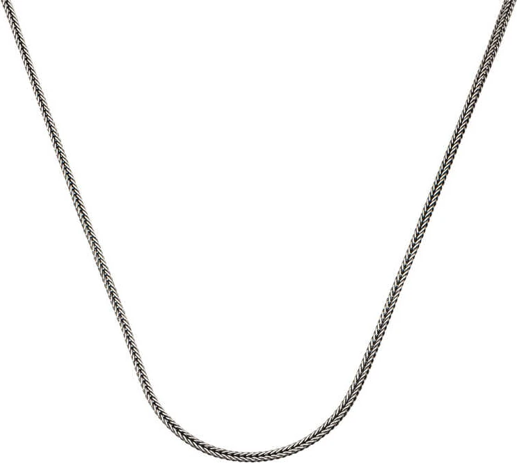 gümüş 2 mm Tilki Kuyruğu 65 cm Zincir