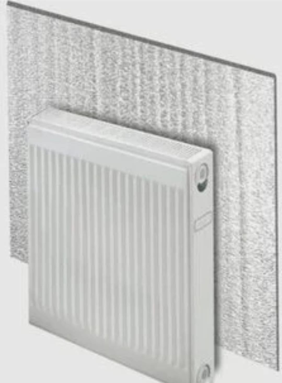 50*100MM / 6 Adet Lewha / Kalorifer Petek Arkası Isı Yalıtım Levhası Radyatör Arkalığı Izolasyon Plakası Metalize Yansıtıcı