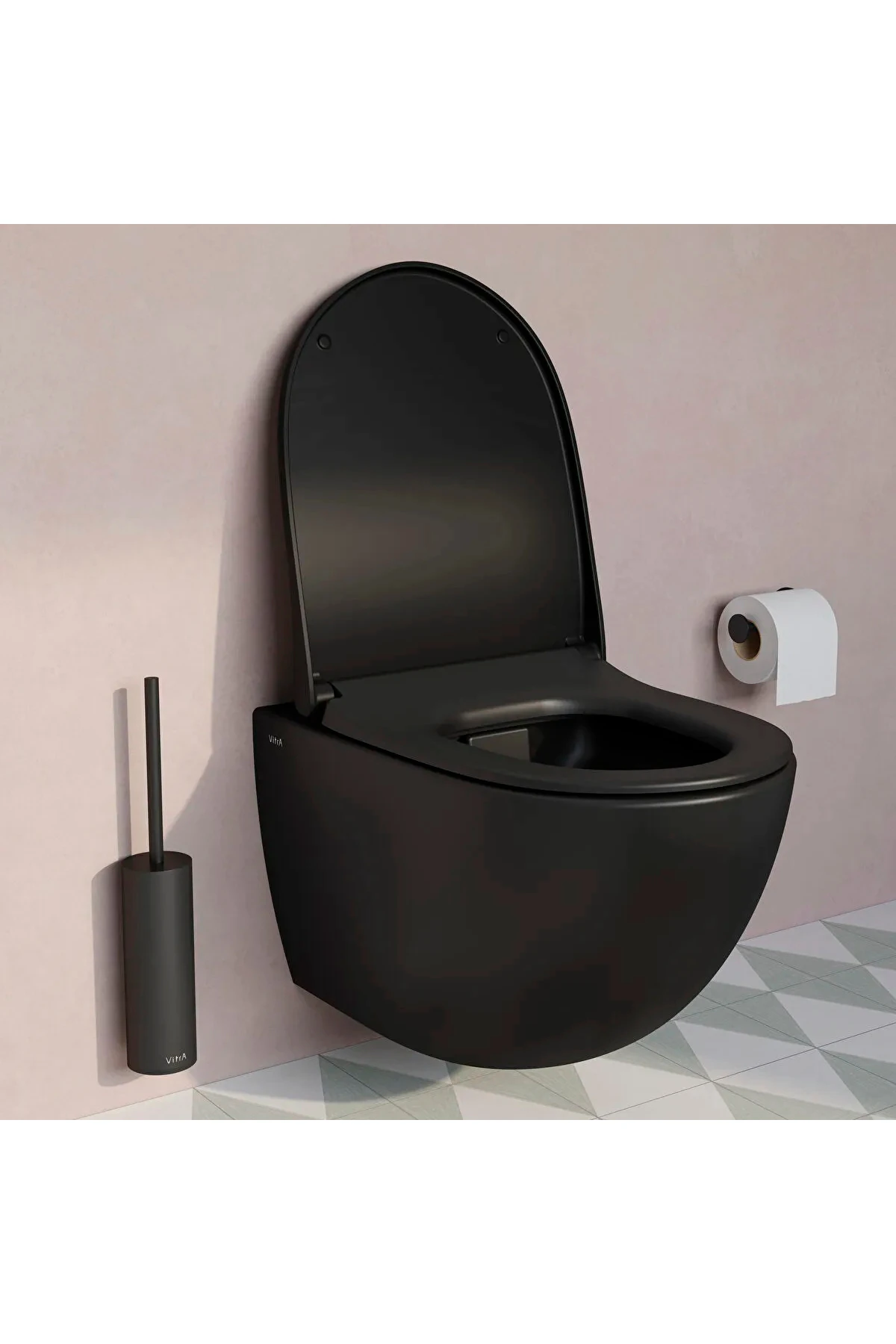 Asma Klozet, Sento Rim-Ex, Mat Siyah, 7748B083-0101