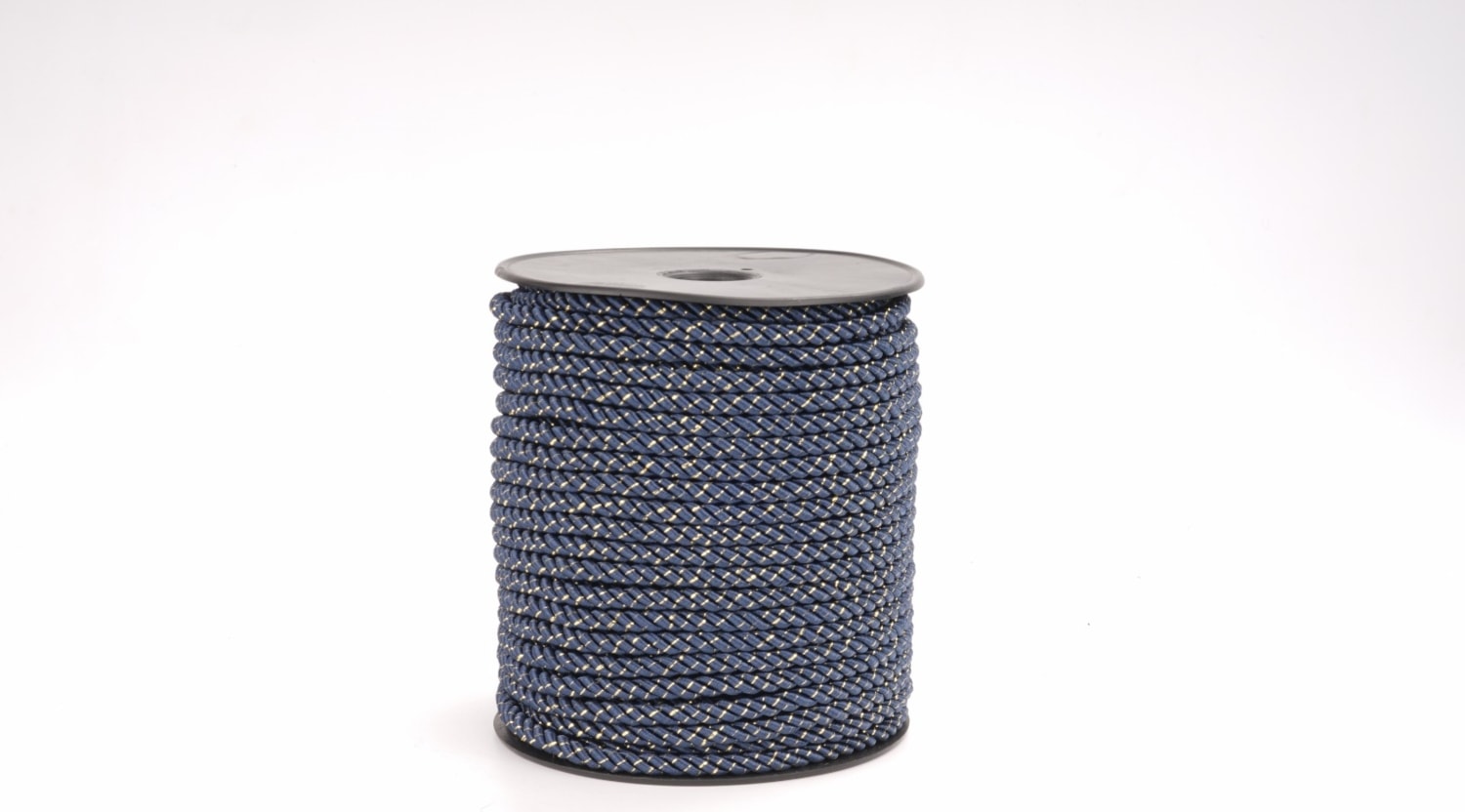 Polyester Kordon İp 10mm 50metre- Lacivert Altın Sim