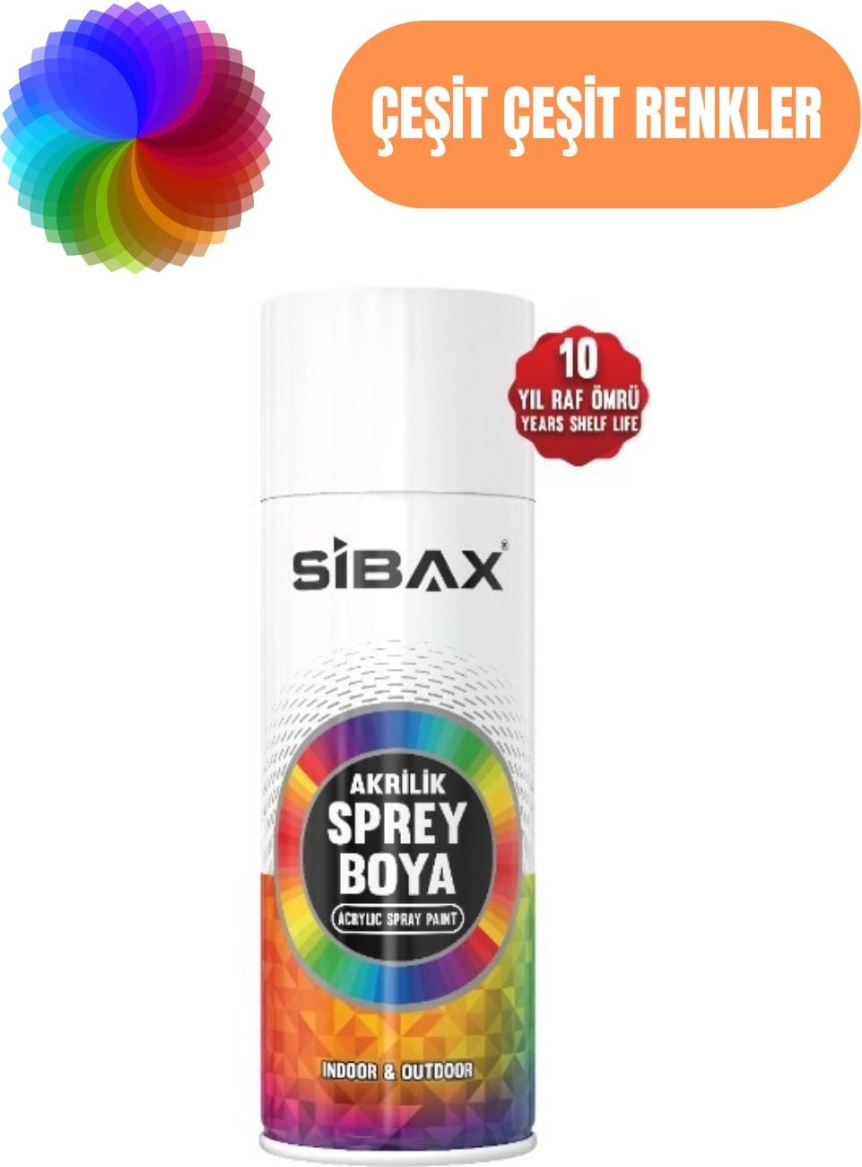 Akrilik Sprey Boya Floresan Pembe 400 ml