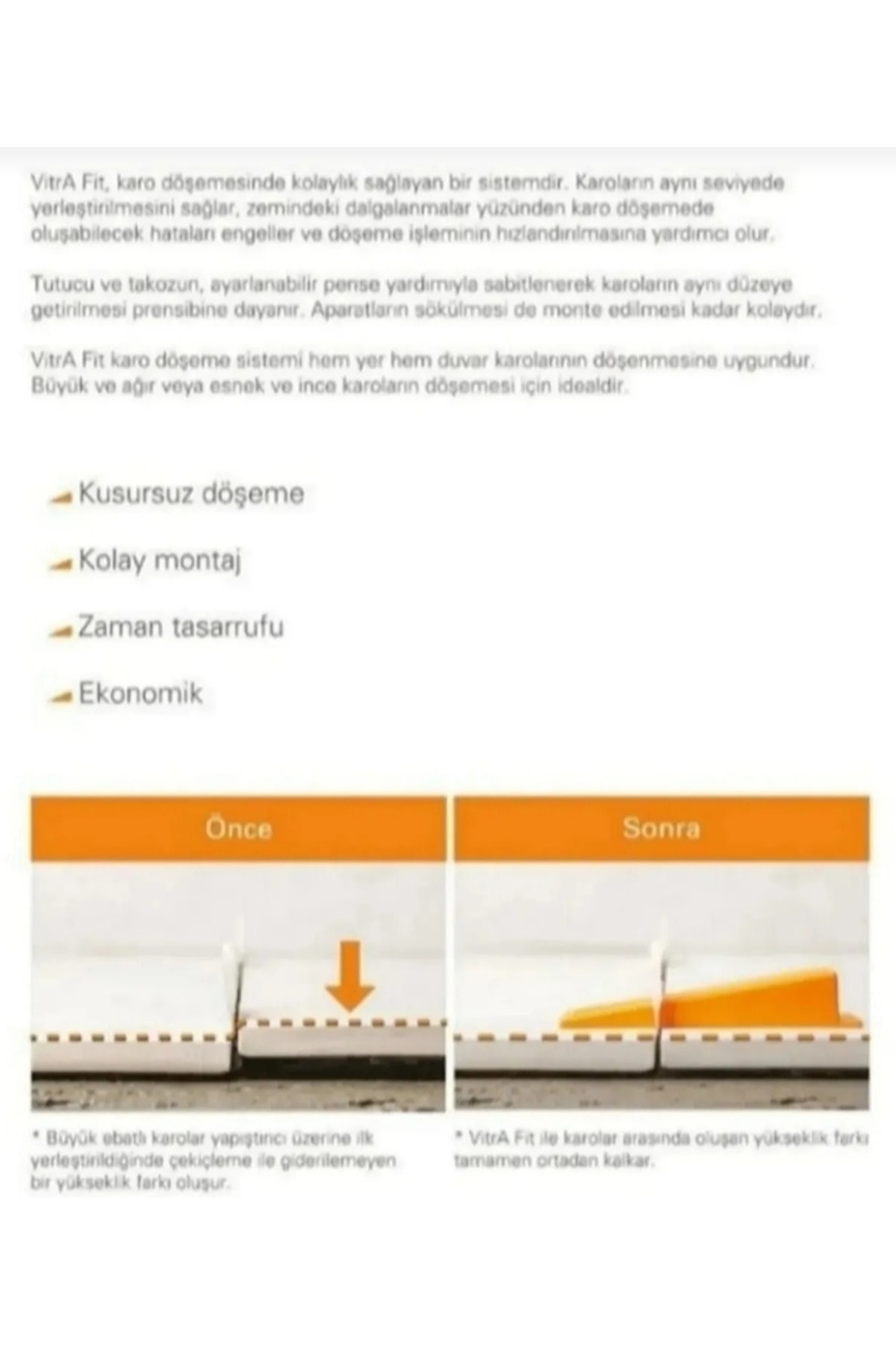 Seviye Tespit Takozu 200'lü