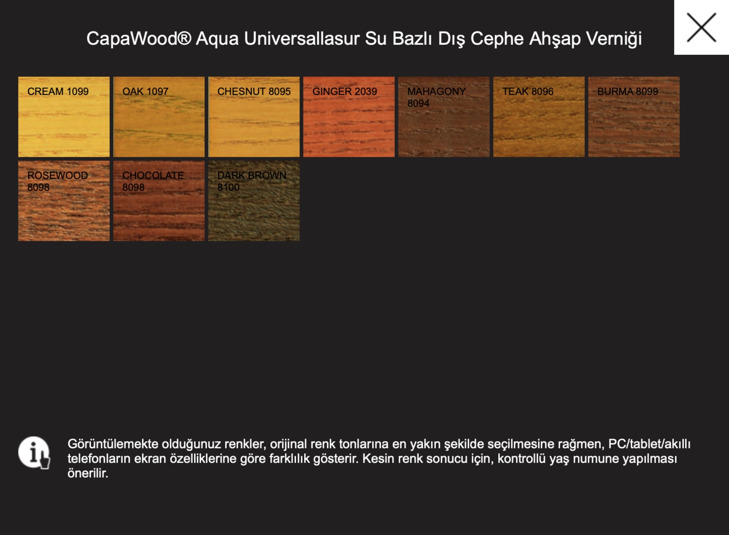 Aqua Universallasur Dış Cephe Ahşap Verniği 2,5 lt