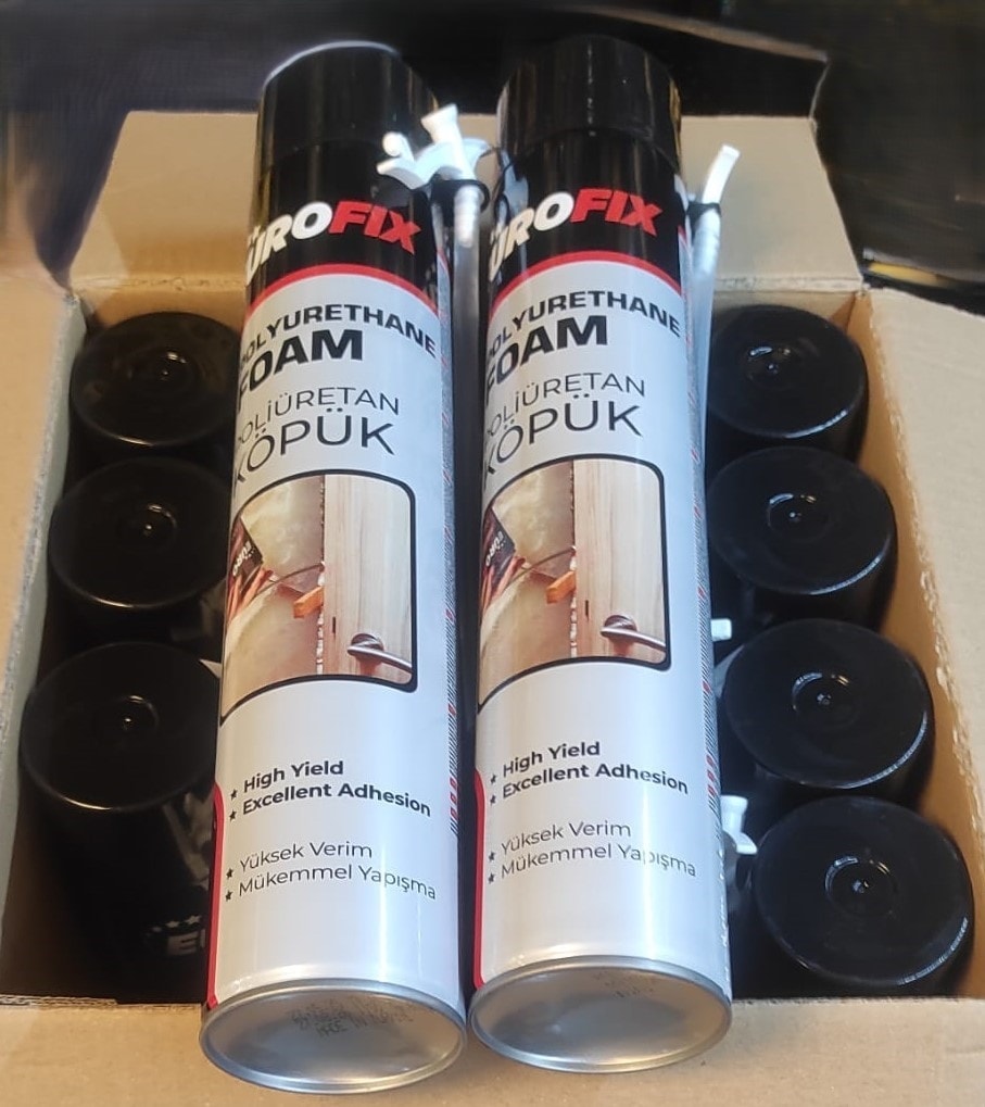 Poliüretan Köpük 750 ml 600 gr 1 Koli= 16ADET